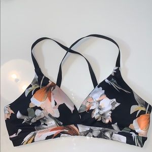 Printed Inhale Bra